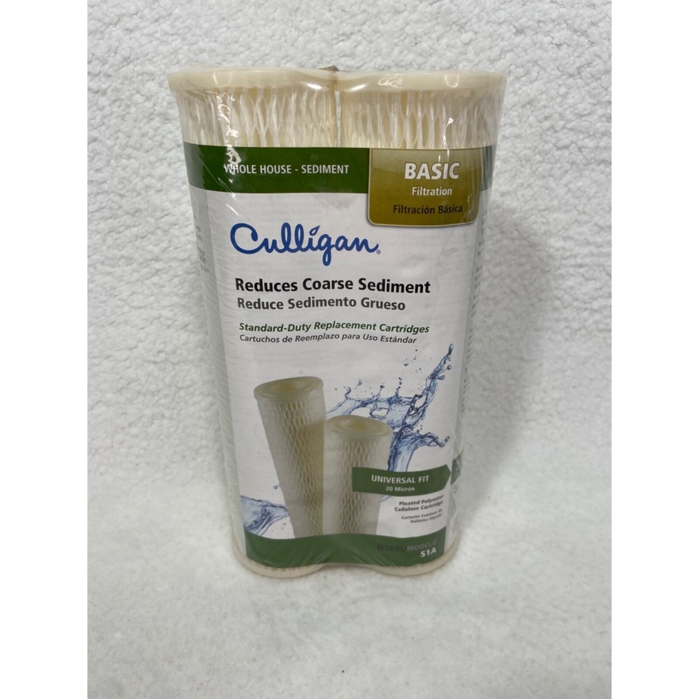 Culligan Whole House Sediment Replacement Cartridge Universal Fit Model  S1A NIP